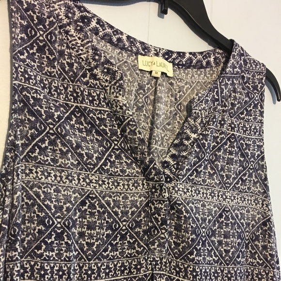 Lucy & Laurel patterned sleeveless top - Picture 2 of 8